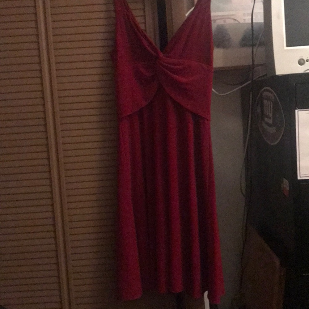 Red Jones NY dress.